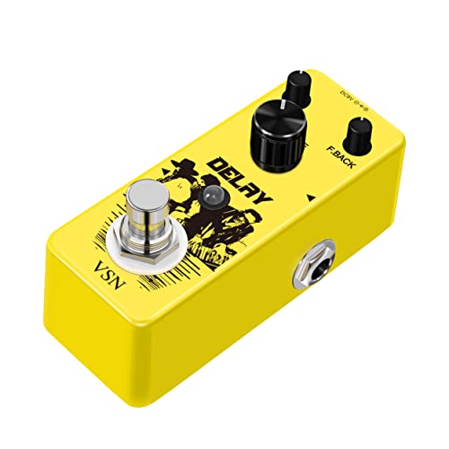 Vsn Guitar Delay Pedal Analog Delay Guitar Effect Pedal Switching, Fully Vintage Delay True Bypass Analog Circuit Universal For Guitar True Bypass … #TOP3