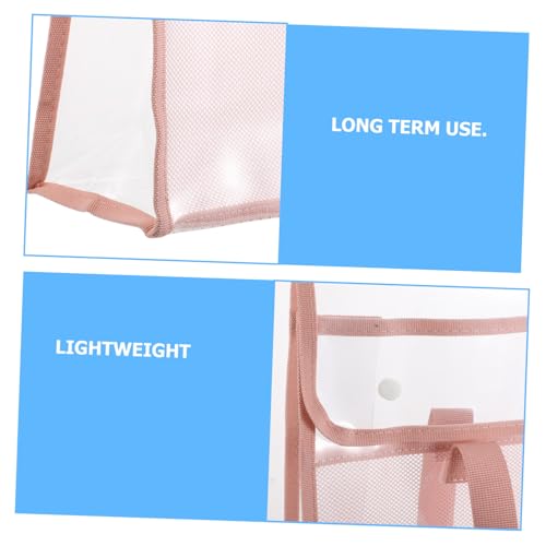 Clear Tote Bag for Women Large Capacity Beach Gym Storage Bag Transparent Handbag for Swimming Shopping and Travel Convenient Multi Use Design3