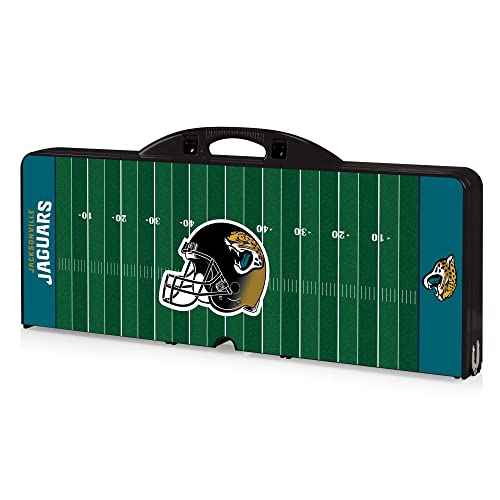 Image of Picnic TIME NFL Football Field Folding Picnic Table, Camping Table, Outdoor Table with Umbrella Hole