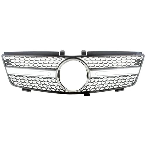 Grille de radiateur Mercedes W164 classe ML look argenté pour pare-chocs premium
