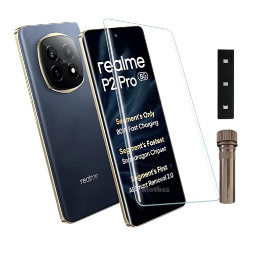 Image of DD SON Premium UV Tempered Glass Screen Protector Compatible For Realme P2 Pro 5G / P1 Pro 5G (6.7 Inch, Pack of 1) Smartphone (Pack Of 1) With Edge To Edge Full Coverage UV And Easy Installation Kit