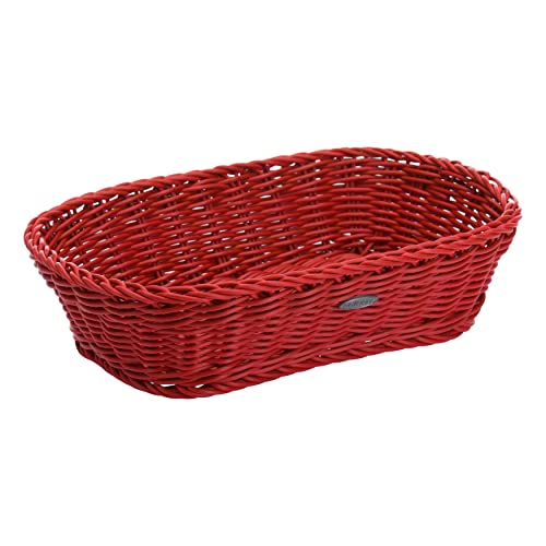 Westmark Cesta multiusos, Apta para hostelería y gastronomía, Cuadrada, Aprox. 26,5 x 19 x 7 cm, Fibra sintética, Saleen Coolorista Edition, Rojo rubí, 02036179101