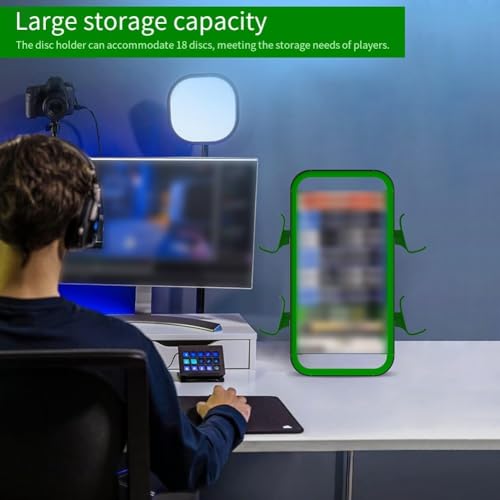 Soporte de discos de juego para PS5 y Xbox que ahorra espacio y organiza tu set-up 7
