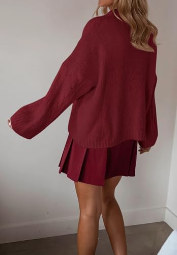 Women's Cable Knit Sweater Pullovers Crewneck Long Sleeve Oversized Y2k Vintage Fall Winter Cozy Chunky Sweaters3