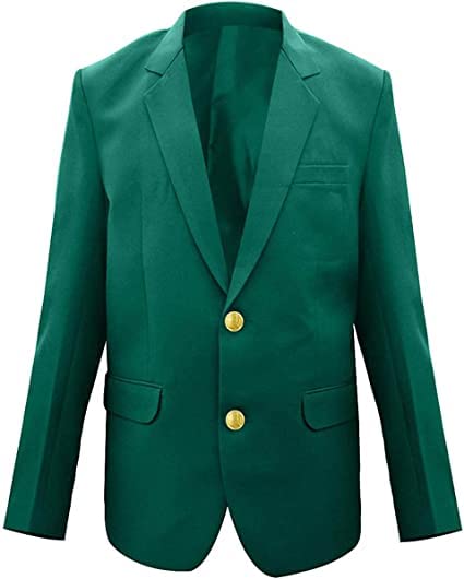 Casual Blazer Coat Slim Fit Sports Golf Green Cotton Jacket for Men's3