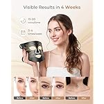 LED Light Therapy mask (E106A) Red Light Therapy for Face and Neck, 7-in-1 Colors Led Face Mask Light Therapy with 324 LED Beads, 5 Brightness Levels & 20 Mins Timer Function for Home & Travel - Image 5