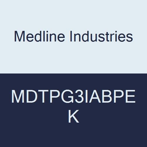 Medline MDTPG3IABPEK Traditional IV Gowns, Angle BK, 49" x 64", Peacock (Pack of 72