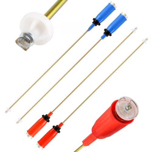 Upgraded WH16X10159 & WH16X10158 Washer Suspension Rod Set Spring 4pcs Assembly Rods Compatible with GE Hotpoint Washer Replacement Part 2754602 2754603 AP5632406 AP5632455 EAP3654190 EAP3654191