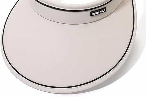 Miniatura 6 de Sombreros con visera para el sol para mujer, ala ancha, protección UV+50, gorra de playa plegada para un fácil transporte