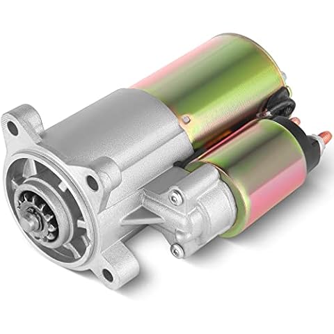 GDSMOTU New Starter Replacement for Ford for F-150 5.4L 1999-2010 for Ford for F-350 Super Duty 6.2L 2011-2013 for Ford for F-150 5.0L 2011-2013, 336-1937 6646, 1.4kW/12 Volt Starter Cover