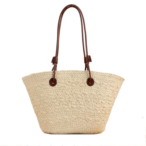 Bolso Tote de Paja para Mujer Grande para Playa Verano miniatura 1