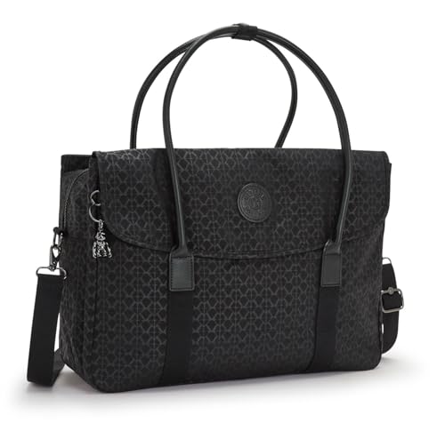 Kipling SUPERWORKER Messenger Bag, Black (Signature Emb), One Size, SUPERWORKER2