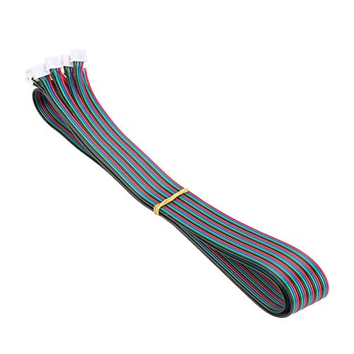 Hochwertige 5 Stück Schrittmotor Kabel 4 Polig Mit Xh2.54 Stecker Ph2.0, Kompatibel Nemg26/Nemg27 Motoren, 1M Länge Robustes Design Für Industrielle Anwendungen Und Präzise Steuerung