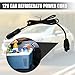 12V DC Power Cable, 1.8M 2 Pin Lead Cable Plug Wire for Car Cooler Cool Box, Mini Fridge Replacement Extension Cord, Portable Cigarette Lighter Plug Power Adapter Extension Cables