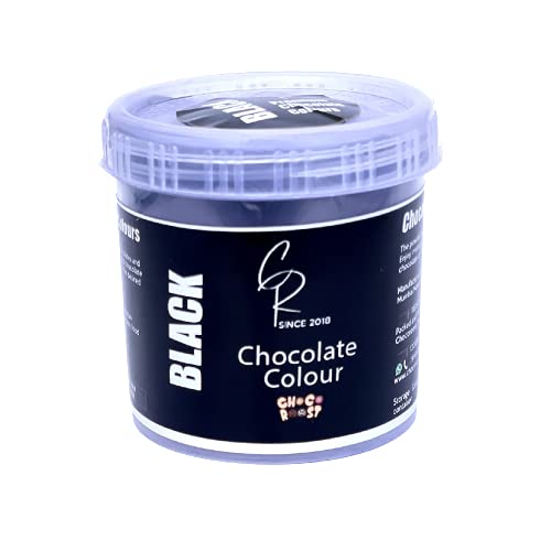 Chocoroost Chocolate Colour, Black Food Colour for Cakes Decor, Icing, Baking, Fondant | Edible Powder Colour 20 Gm