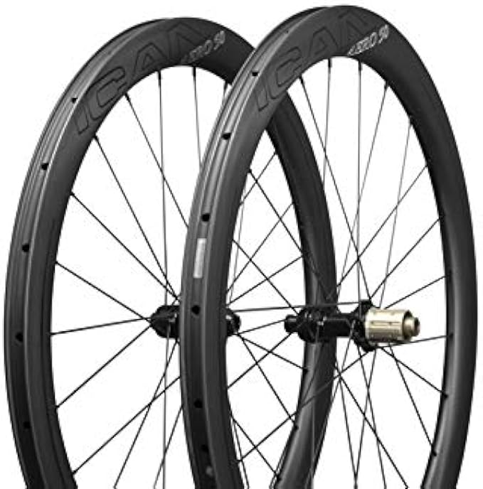 ICAN AERO Disc Series Carbon Disc Road Bike Wheelset 700C Center Lock Superlight Bicycle Rimset 10/11 Speed Shiman0/SR.AM XDR Freehub