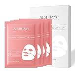 OKADY 4-Pack Collagen Face Mask, Korean Face Masks,Intensive Hydrating Gel Facial Treatment for Plumper, Dewy Skin & Refined Pores Appearance, Face Masks Skincare for All Skin Types
