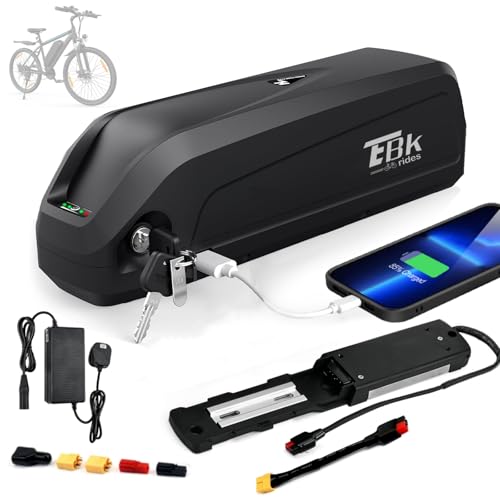 Ebkrides Batteria per Bici Elettrica con Caricabatteria - 48V 15Ah