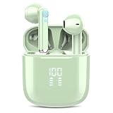 OYIB Bluetooth 5.3 Kopfhörer In Ear, 2023 Neue Bluetooth Kabellos Kopfhörer mit 4 ENC Mikro, Immersiver HiFi Kopfhörer, Touch Control Ohrhörer mit LED Anzeige, 25H, IPX7 Wasserdicht Kopfhörer Joggen