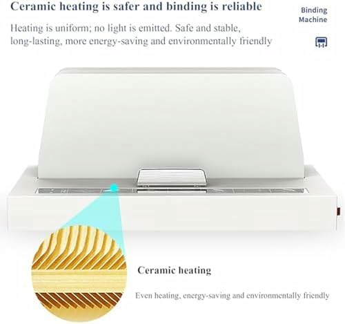 Macchina automatica della rilegatura della colla della colata calda - capacità di 500 fogli, tre impostazioni di temperatura per la rilegatura di documenti e relazioni