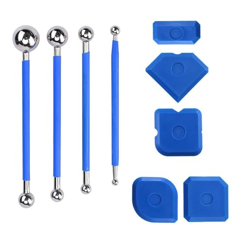 9Stück Werkzeug Schaber Kit Fugenglätter Set,Dichtmittelelentferner,für Küche, Bad, Fliesen Lücke - Wiederverwenden und Ersetzen 9Stück Werkzeug Schaber Kit Fugenglätter Set,Dichtmittelelentferner,für Küche, Bad, Fliesen Lücke - Wiederverwenden und Ersetzen