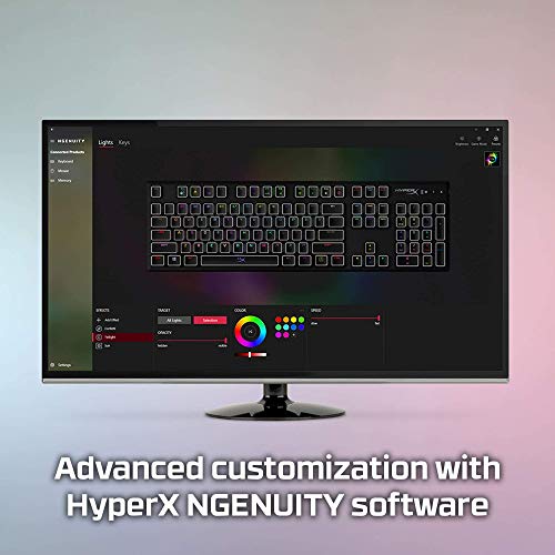 Image of (Refurbished) HyperX Alloy Origins - Mechanical Gaming Keyboard - Software-Controlled Light & Macro Customization - Compact Form Factor - Tactile Switch - HyperX Aqua - RGB LED Backlit (HX-KB6AQX-US)