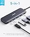 Anker USB C Hub, 5-in-1 USBC to HDMI Splitter with 4K Display, 1 x Powered USB-C 5Gbps & 2×Powered USB-A 3.0 5Gbps Data Ports for MacBook Pro, MacBook Air, Dell and More