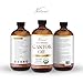 Organic Cold Pressed Castor Oil, Glass Bottle (16 Fl Oz), All Natural, Hair Growth, Nail Growth and Dry Skin, Muscle Relief, Lash Growth, Holistic Oil, Unscented, Skin Hydration