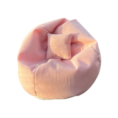 Generico Bean Bag Chair Ornament, Handmade Soft Seat, Miniature Room Furniture, Sturdy Plush Texture, Adorable Collector Item, Suitable for nursery Bedroom Playroom Home Fans Girls Crafts
