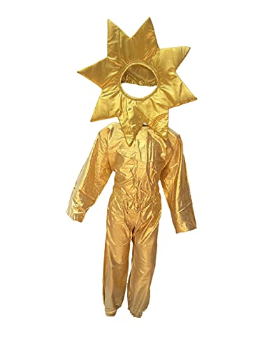 Image of Kaku Fancy Dresses Nature Costume for Kids - Star, Sun, Moon, Cloud, Water Drop, Rainbow for Boys & Girls - Annual Function /Theme Party /Stage Shows /Competition