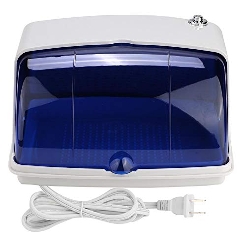 Dioche UVC-sterilisatiedoos, 5 W, met UVC-reinigingsbox, draagbaar, uv-sterilisator, uv-desinfectiedoos, nagelgereedschap, beauty-desinfectiedoos, sterilisator (EU plug)