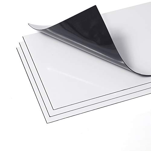 Zipcase 4 Pack Strong Magnetic Floor Vent Covers Thick Magnet for Standard Air Registers - for RV, Home HVAC, AC and Furnace Vents, 5.5 inch X 12 inch, 4 Pack, Pure White