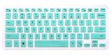 Keyboard Skin Compatible with Dell Inspiron 13 5000 i5368 i5378 i5379, Dell Inspiron 13 7373 7375 7368 i7368 i7378, 15.6' Dell Inspiron 15 i5568 i5578 5579 7569 7579 [Without Numeric keypad] Mint