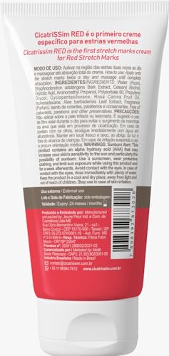 Cicatrissim Red Creme Para Estrias Vermelhas - Específico Para Estrias Vermelhas e Roxas - Resultado