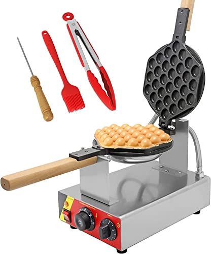 LEIRUO NP-547 Commercial Electric Hong Kong eggettes Egg Waffle Iron Maker Non-Stick Electric Eggettes Bubble Waffle Maker Iron Machine Baker 220V CE Certification