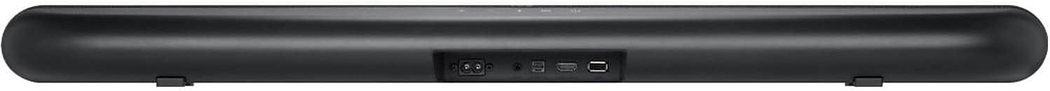 Rear view of the TCL Alto 6 Sound Bar showing connection ports