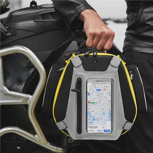 Caja de herramientas impermeable para viajes largos en moto 6