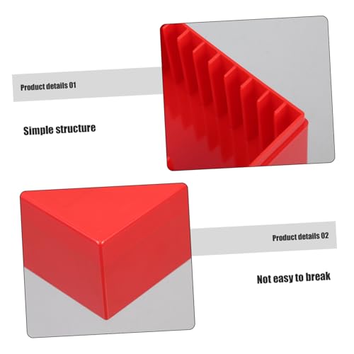 Organizador de monedas en caja plástica roja miniatura 3