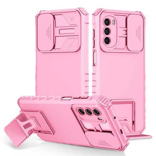 Funda Motorola Moto G52 anti arañazos con ventana corrediza para proteger la cámara trasera