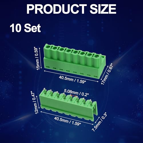 Bornier PCB 5.08mm enfichable MECCANIXITY pour simplifier vos câblages - 2