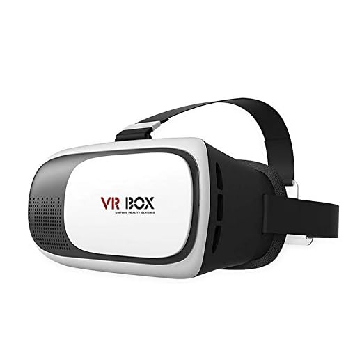 Óculos de realidade virtual 3D, 110 graus de visualização imersivo VR realidade virtual fone de ouvido 3D filme caixa de jogo para iPhone X 8 7 6/6s Plus, outros smartphones 4,7-6,0 polegadas tela