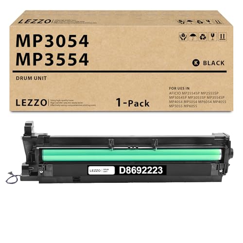 D8692223 Imaging Drum Kit 1-Pack MP3054 MP3554 Drum Unit Replacement for Ricoh MP 2554 MP 3054 MP 3054SP MP 3554 MP 3554SP MP 4054 MP 5054 MP 6054 Printer Drum Unit, 100,000 Pages