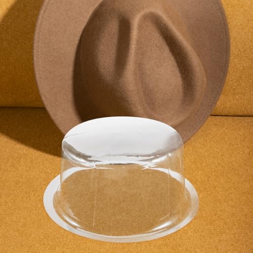 Support de chapeau pour &eacute;viter les d&eacute;formations - Rangement PVC transparent pour fedora