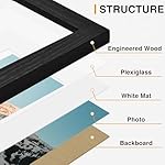 Vittanly 10 Pack Picture Frames Collage Wall Decor, Gallery Frame Set for Wall Mounting or Tabletop Display, Multi Sizes Including 2pcs 8x10, 4pcs 5x7, 4pcs 4x6, Black - Image 5