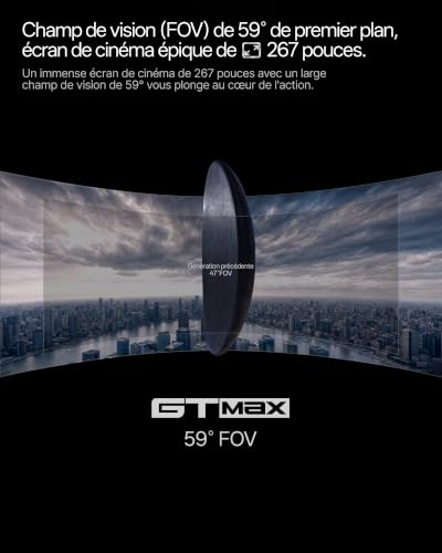 RayNeo GT Max Lunettes AR/XR, 267" 120Hz MicroOLED, 59° FOV, 3DoF Native - 5