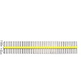 40-pin Break Away Strip Male Headers 0.1