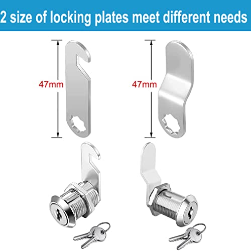 Litensh 20mm Mailbox Letterbox Cabinet Cam Lock with Key Alike - Image 4