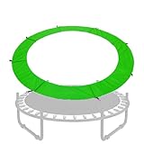 SUOGROLI 6FT,8FT,10FT,12FT,13FT,14FT,15FT,16FT Replacement Trampoline Safety Spring Cover Trampoline Accessories Trampoline Edge Protection Cover,10FT,Green