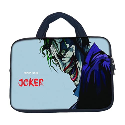 Image of TheSkinMantra Chain Laptop Sleeve Bag Compatible with Laptop /Macbooks /Chrombook /Notebook /Zbook (13.3 Inch [Handle], Joker Attitude)