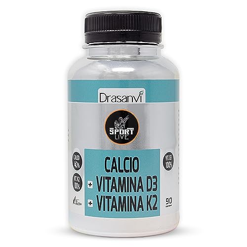 CALCIO VITAMINA D3+K2 90 COMPRIMIDOS SPORT LIVE DRASANVI